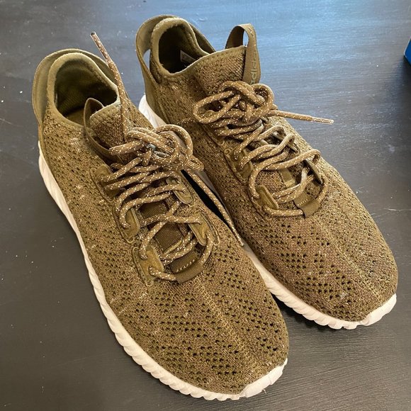 Adidas Origianals tubular doom sock primeknit in trace olive - Picture 4 of 7